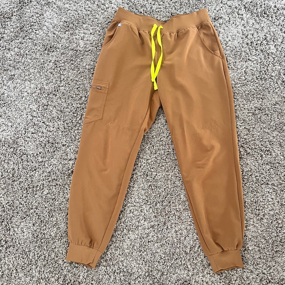 Figs Zamora Jogger Scrub Pant Size Medium Earth